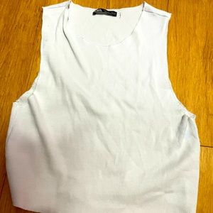 Zara cropped tank top